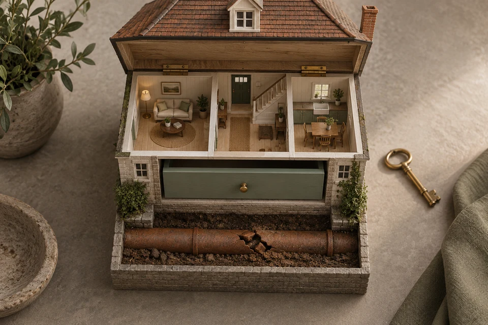 Conceptual illustration of investigate · price actual work · contingency